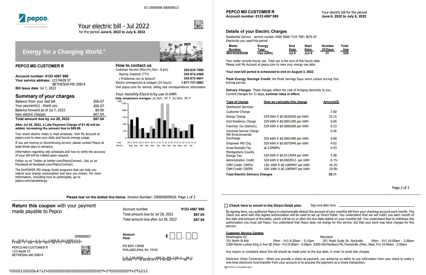  Minol USA business utility bill 